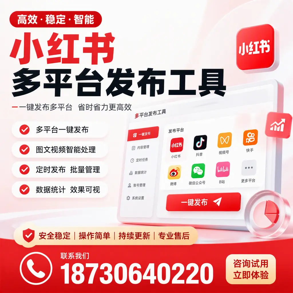 小红书多平台发布工具在 乐山 的应用与优势解析